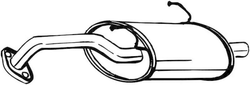 BOSAL Endschalld&auml;mpfer