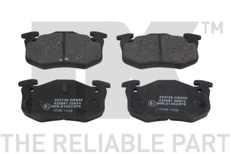 NK Brake Pad Set, disc brake
