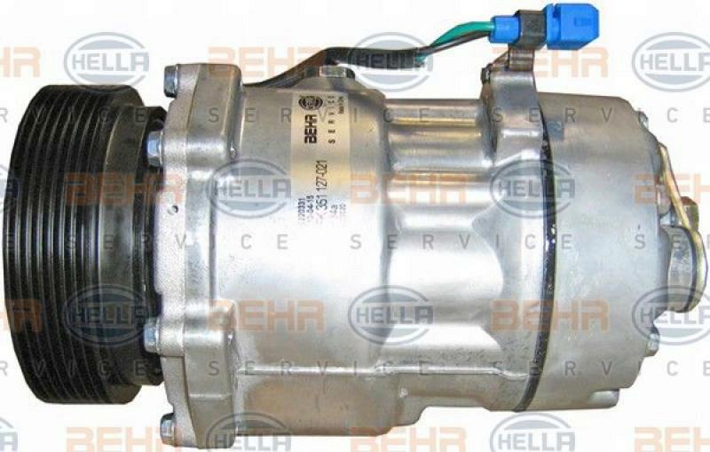HELLA Compressor, air conditioning BEHR HELLA SERVICE
