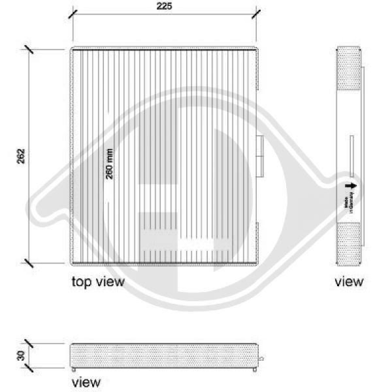 DIEDERICHS Filter, Innenraumluft DIEDERICHS Climate DCI0216
