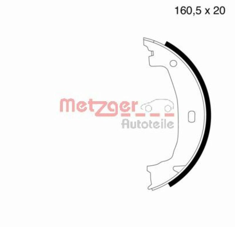 METZGER Bremsbackensatz, Feststellbremse