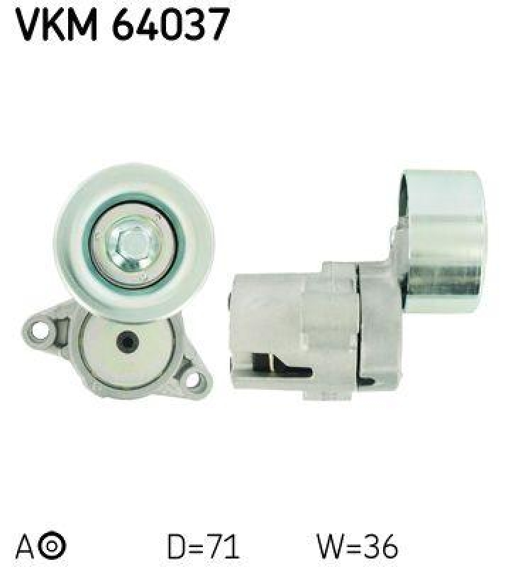 SKF Riemenspanner, Keilrippenriemen