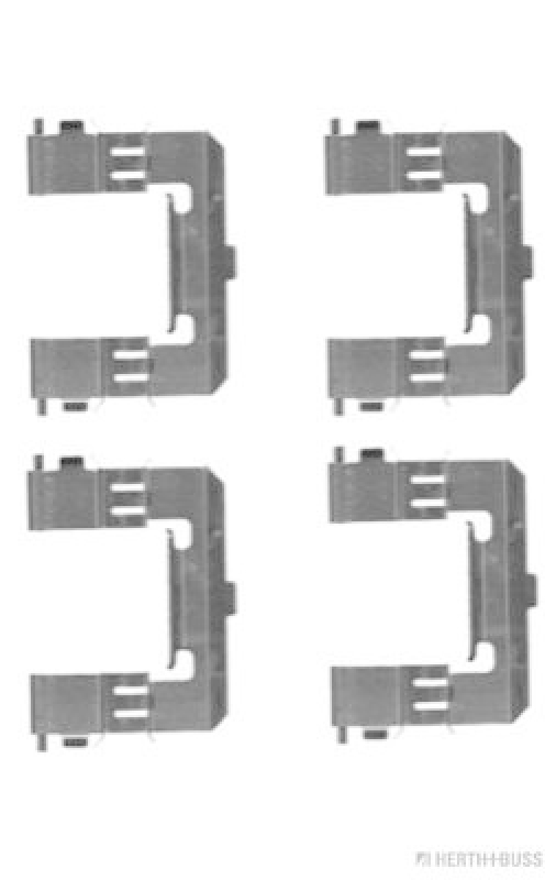 HERTH+BUSS JAKOPARTS Zubeh&ouml;rsatz, Scheibenbremsbelag J3663017