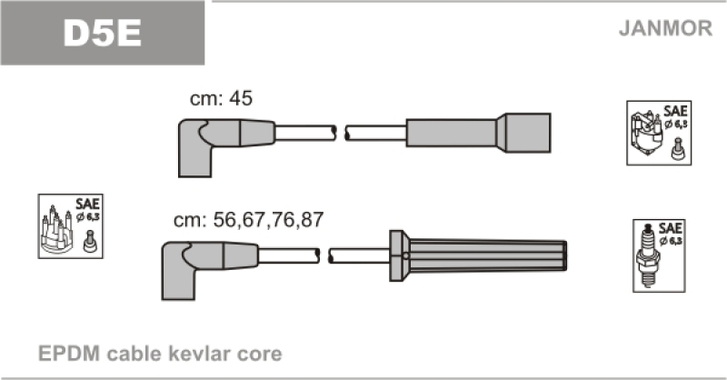 JANMOR Zündleitungssatz