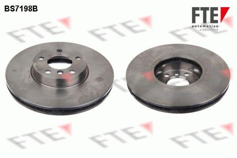 2x FTE Bremsscheibe COATED RANGE 9081041