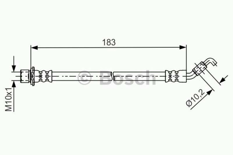 BOSCH Bremsschlauch 1 987 481 639