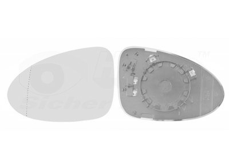 VAN WEZEL Spiegelglas, Au&szlig;enspiegel * HAGUS * 7421837