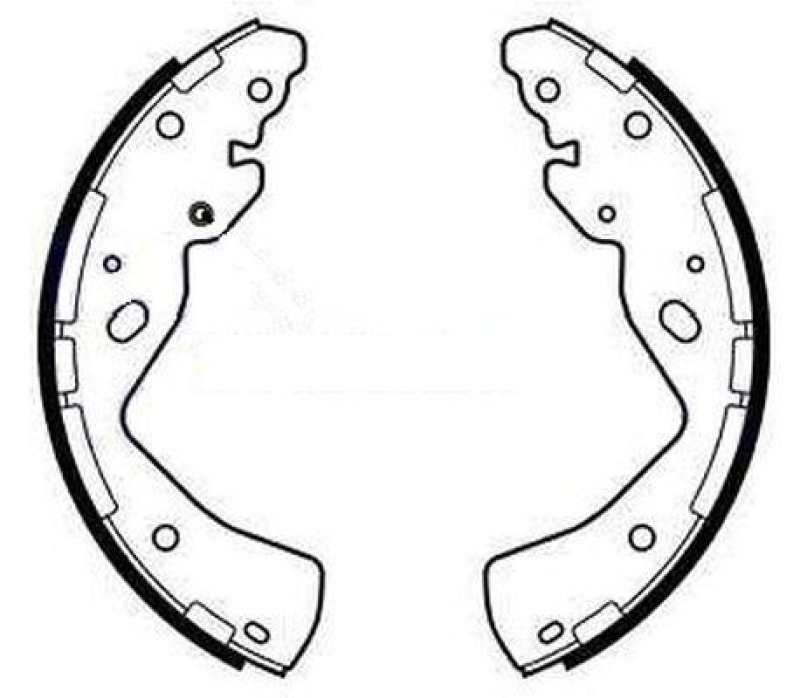 TEXTAR Bremsbackensatz 91086900