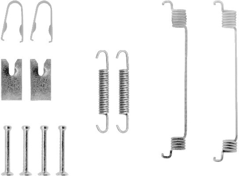 TEXTAR Accessory Kit, brake shoes