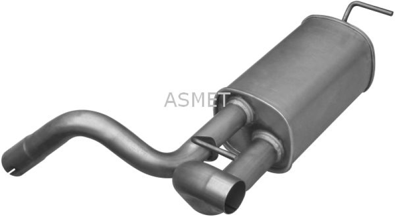 ASMET Mittelschalldämpfer
