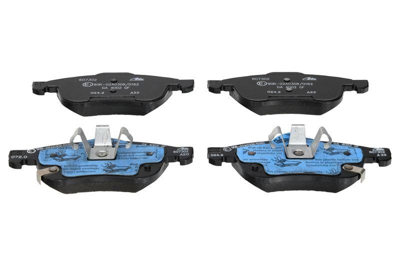 ATE Bremsscheiben + Bremsbel&auml;ge Vorne Hinten passend f&uuml;r Fiat 500l ...