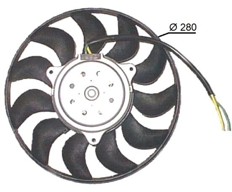 NRF Lüfter, Motorkühlung 47616