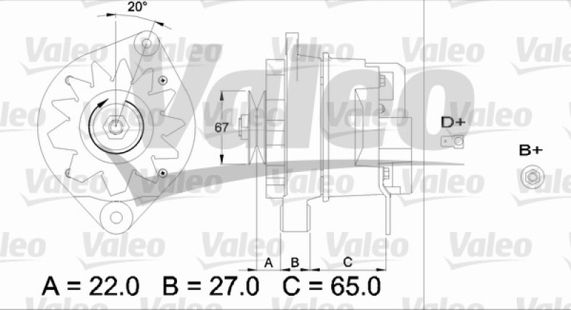 VALEO Generator VALEO RE-GEN AT