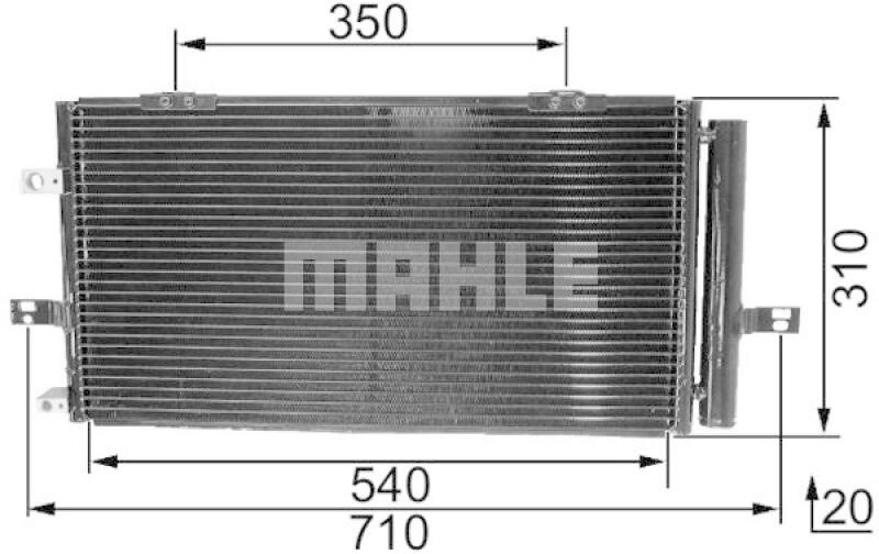 MAHLE Kondensator, Klimaanlage BEHR