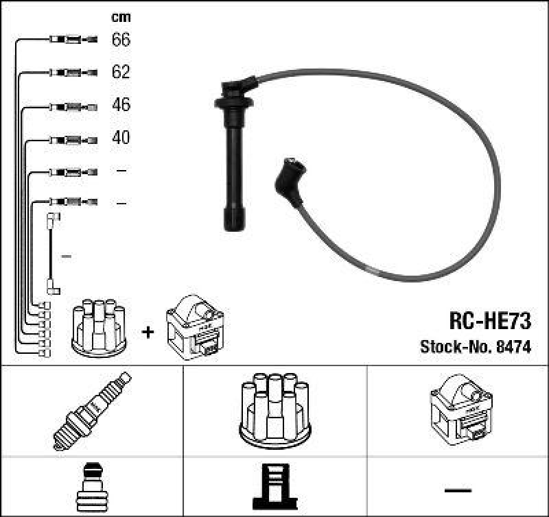 NGK Ignition Cable Kit