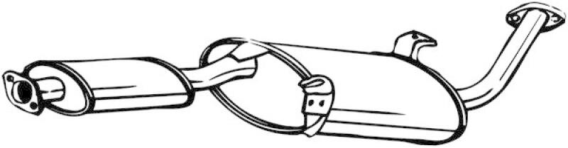 BOSAL Mittelschalld&auml;mpfer 145-015