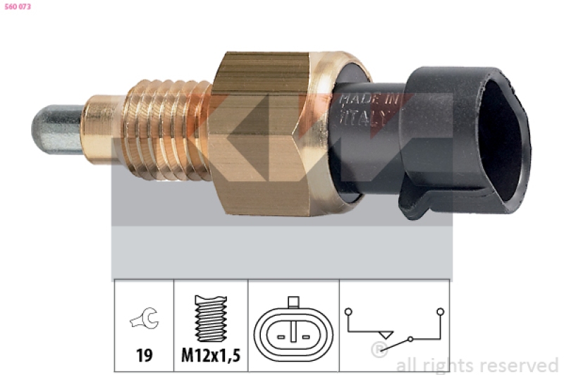 KW Schalter, Rückfahrleuchte Made in Italy - OE Equivalent