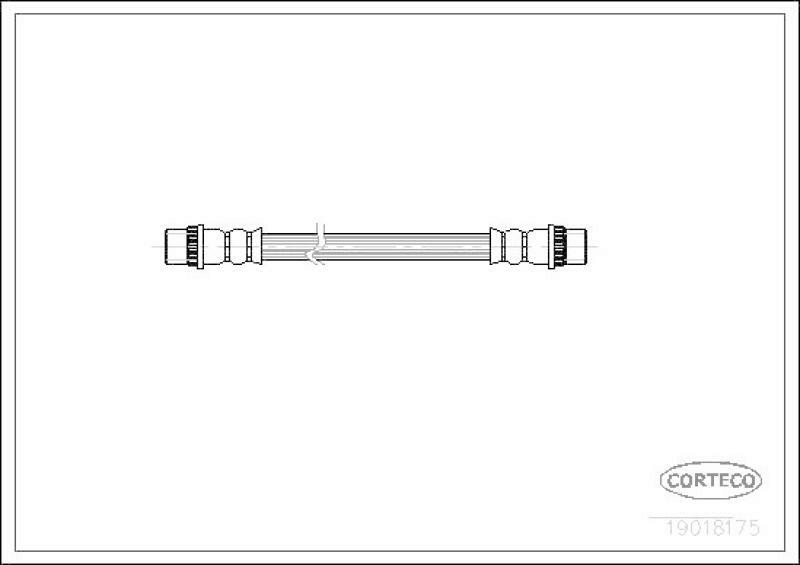 CORTECO Bremsschlauch 19018175