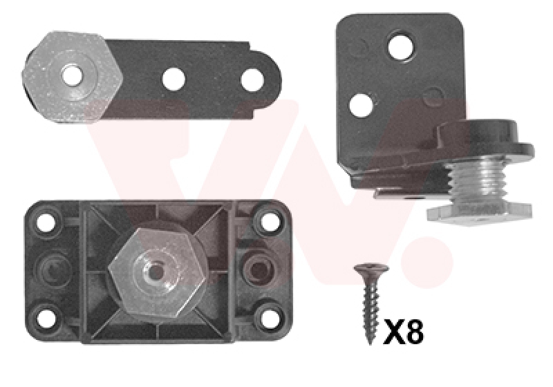 VAN WEZEL Reparatursatz, Hauptscheinwerfer (Halter)