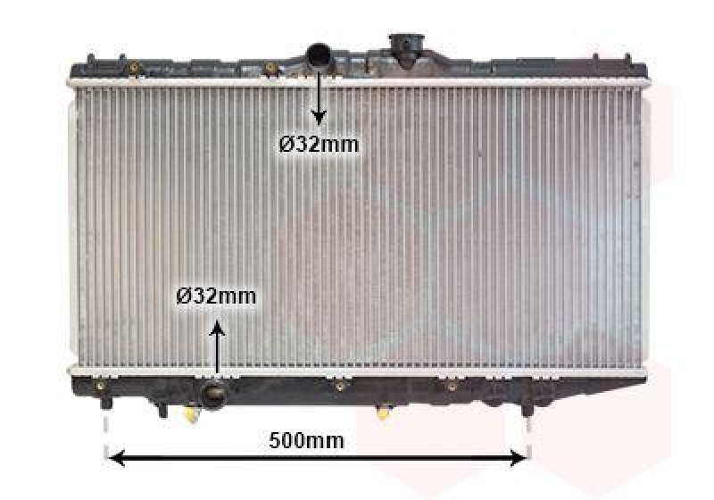 VAN WEZEL Radiator, engine cooling