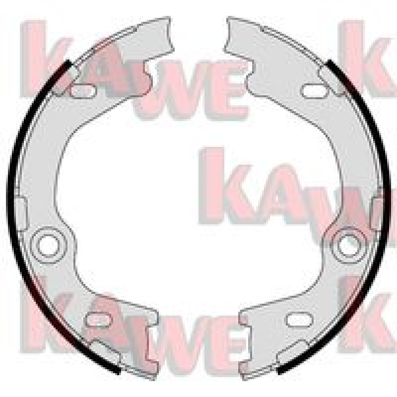 KAWE Bremsbackensatz, Feststellbremse