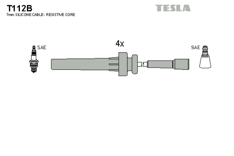 TESLA Zündleitungssatz