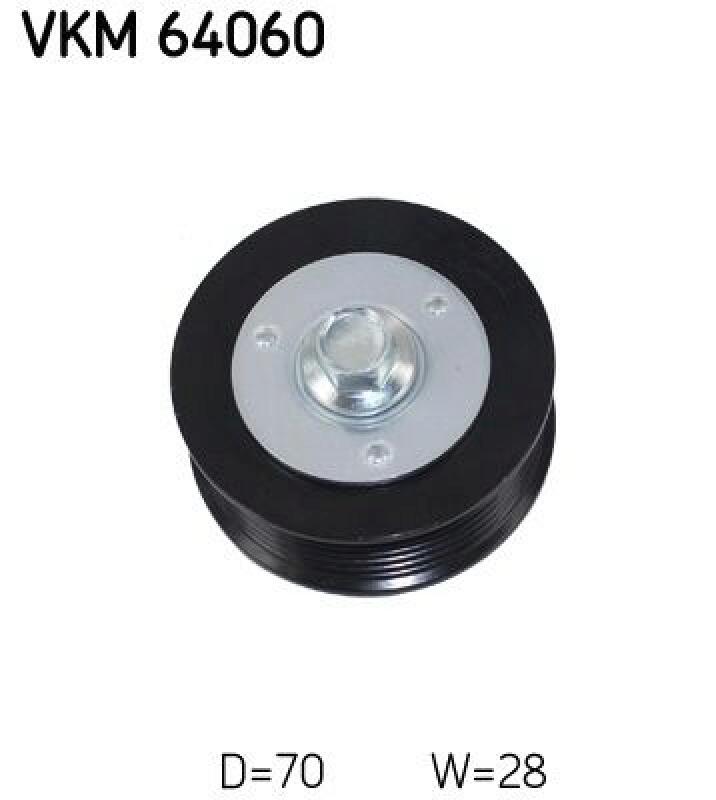 SKF Umlenk-/Führungsrolle, Keilrippenriemen