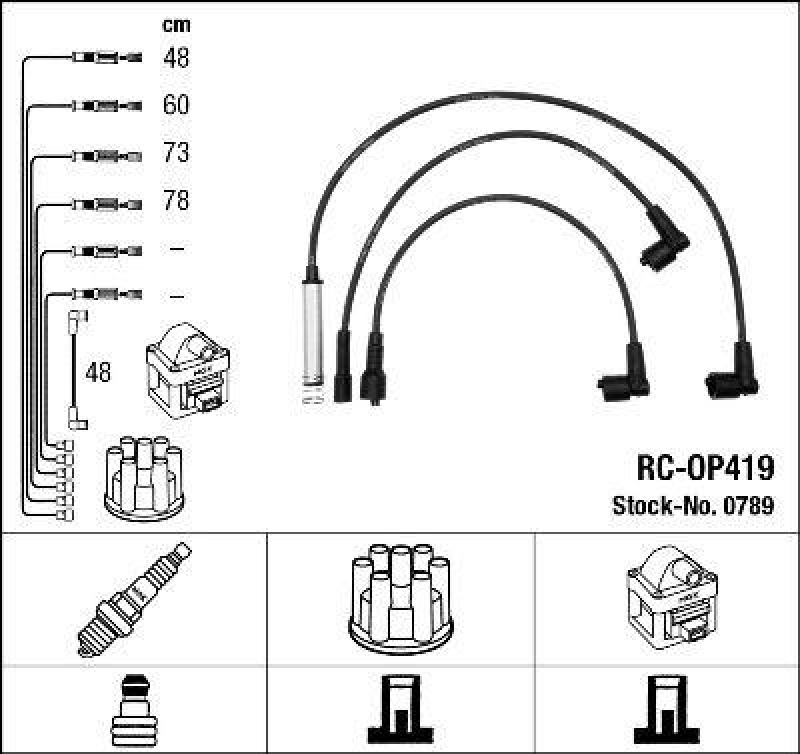 NGK Ignition Cable Kit
