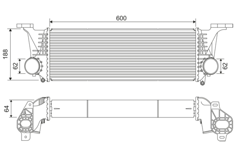 VALEO Ladeluftk&uuml;hler 818315