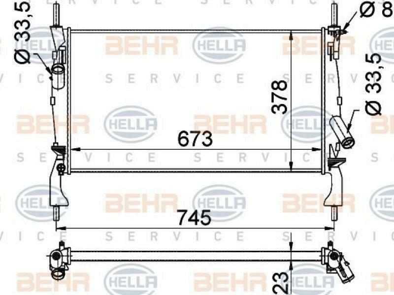 HELLA K&uuml;hler, Motork&uuml;hlung 8MK 376 764-401