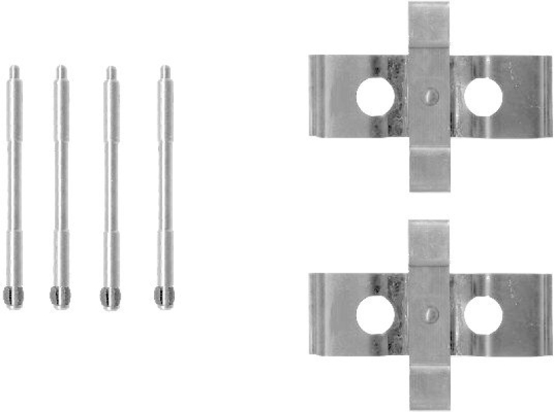 HELLA Zubeh&ouml;rsatz, Scheibenbremsbelag 8DZ 355 203-051