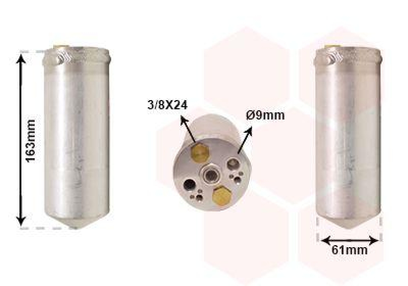 VAN WEZEL Trockner, Klimaanlage 1300D037