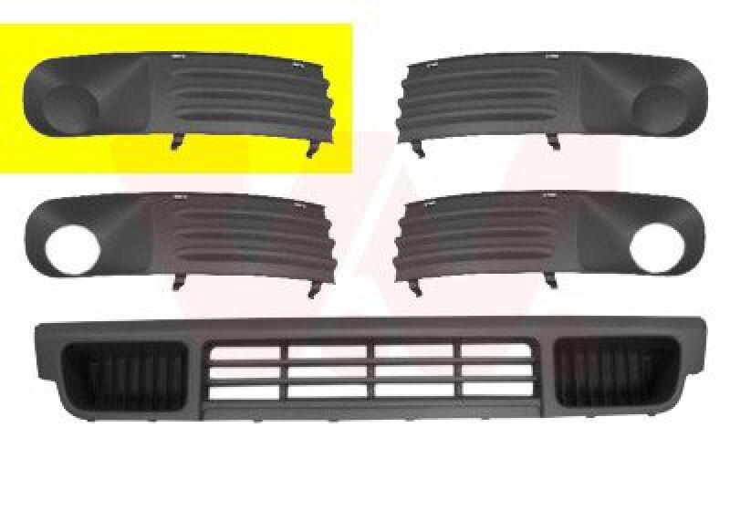 VAN WEZEL Ventilation Grille, bumper ** Equipart **