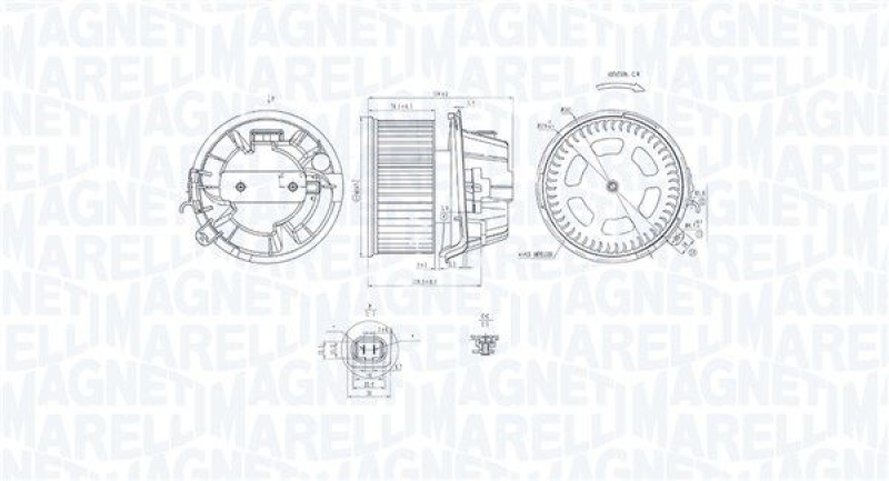MAGNETI MARELLI Interior Blower