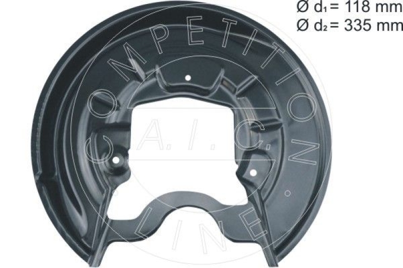 AIC Splash Panel, brake disc Original AIC Quality