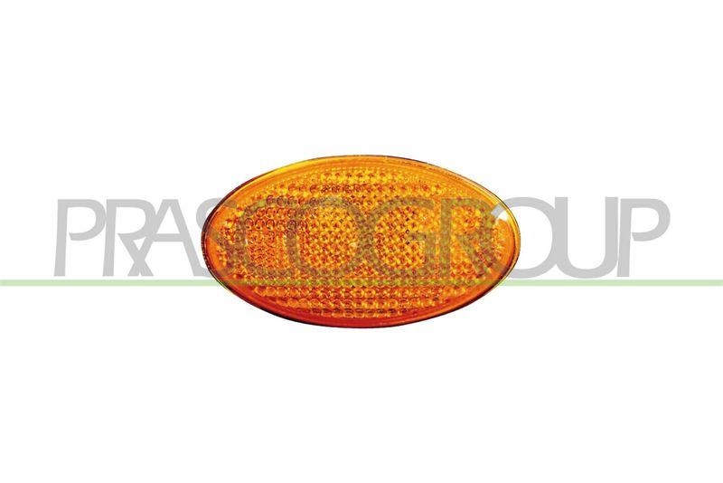 Lens, indicator
