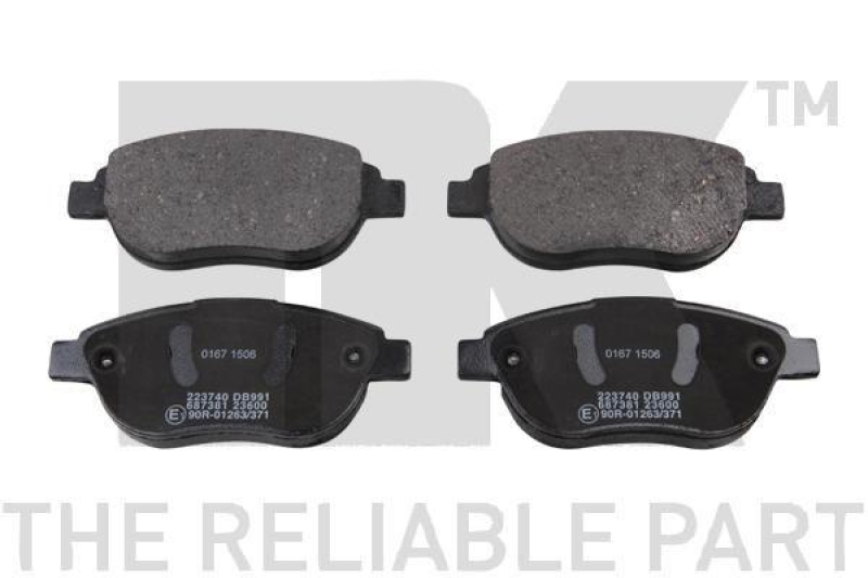 Bremsbelagsatz, Scheibenbremse 223740