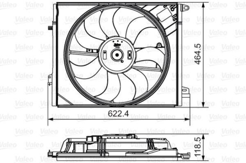 VALEO Fan, radiator