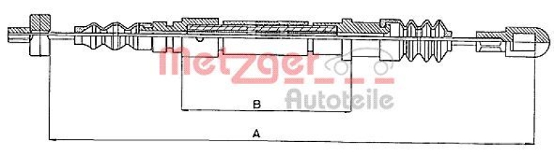 METZGER Seilzug, Feststellbremse