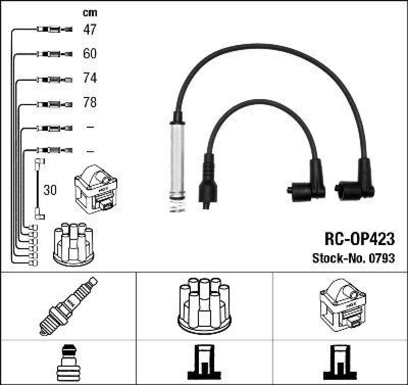 NGK Ignition Cable Kit