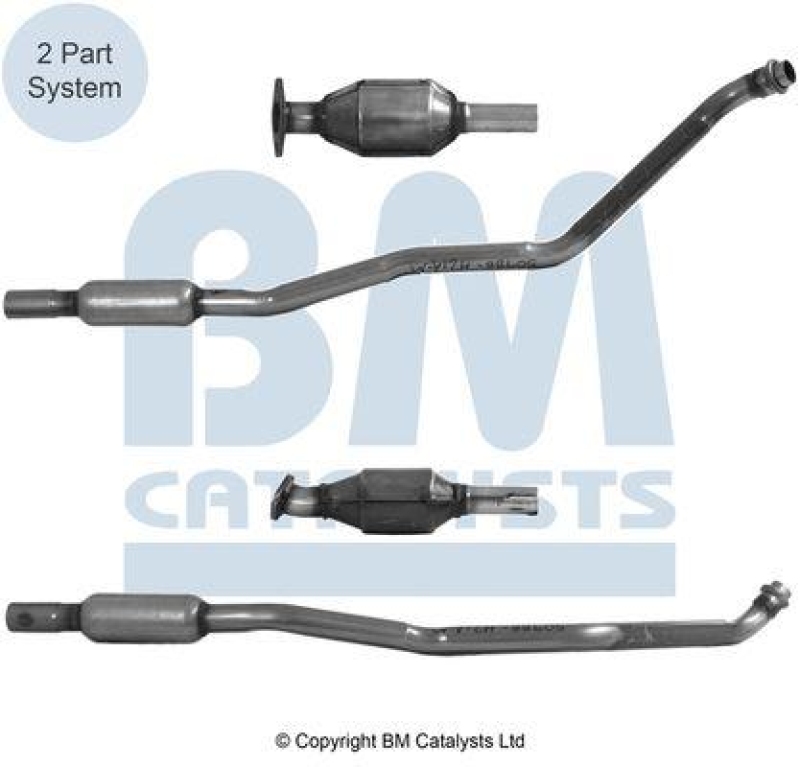 BM Catalysts Katalysator Kat Approved Hinten passend f&uuml;r KIA Picanto 2 1.2 BM92326H