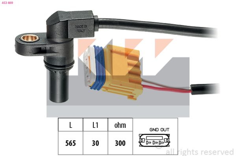 KW Drehzahlsensor, Automatikgetriebe Made in Italy - OE Equivalent