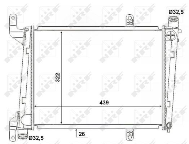 NRF Radiator, engine cooling
