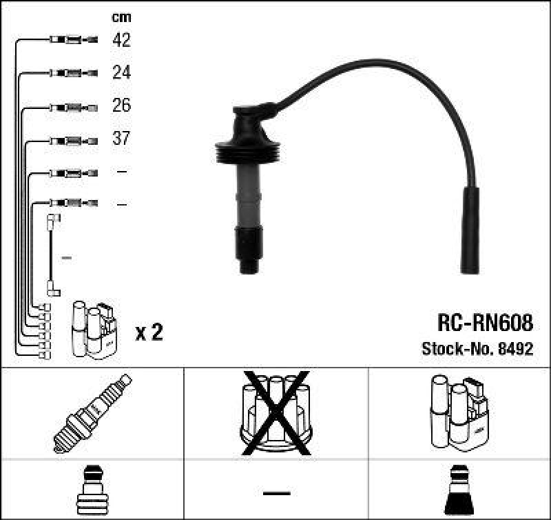 NGK Ignition Cable Kit