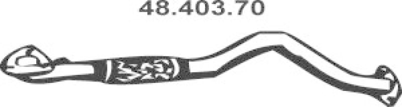 EBERSP&Auml;CHER Abgasrohr 48.403.70