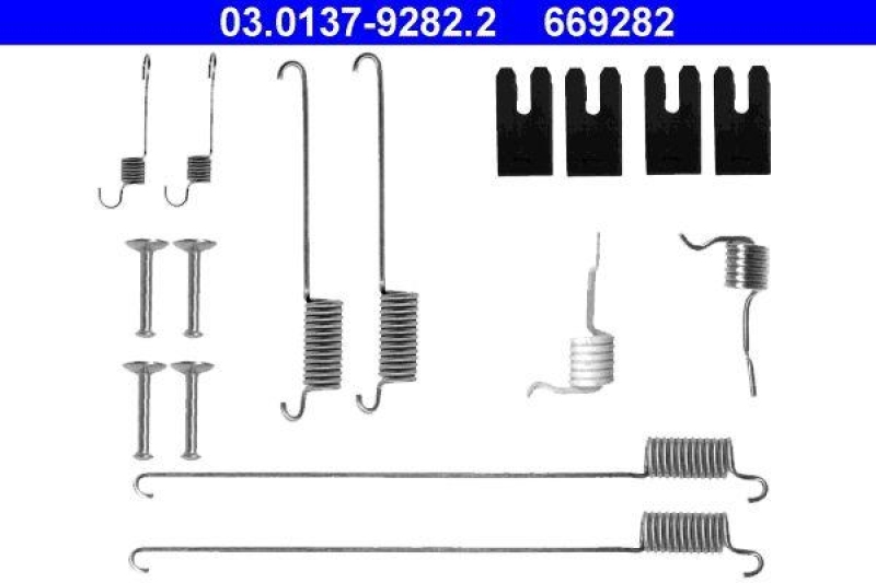 ATE Accessory Kit, brake shoes