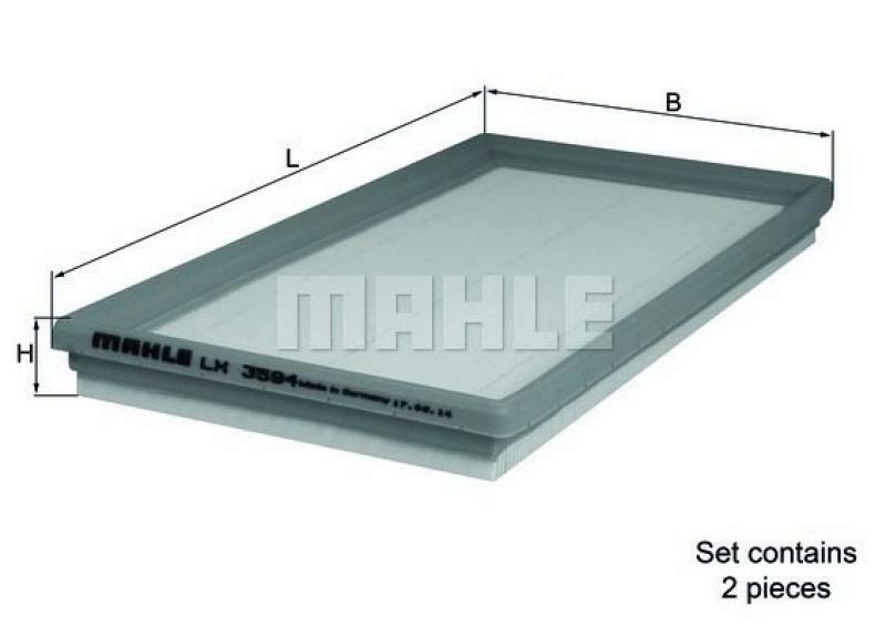 MAHLE ORIGINAL Luftfilter