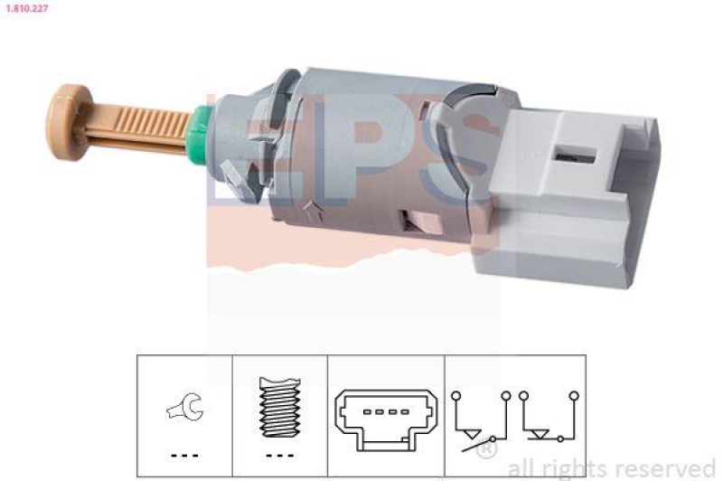 EPS Bremslichtschalter Made in Italy - OE Equivalent
