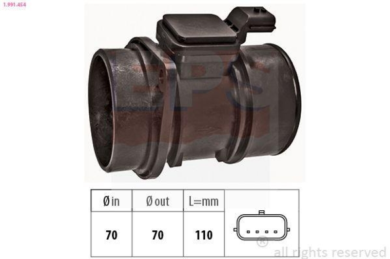 EPS Luftmassenmesser Made in Italy - OE Equivalent
