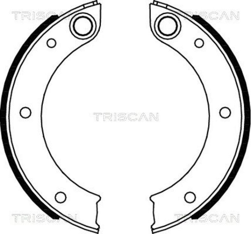 TRISCAN Bremsbackensatz, Feststellbremse